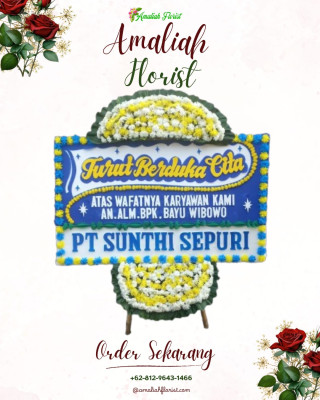 Papan Bunga Duka di Situraja Utara