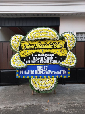 Papan Bunga Duka di Situraja Utara